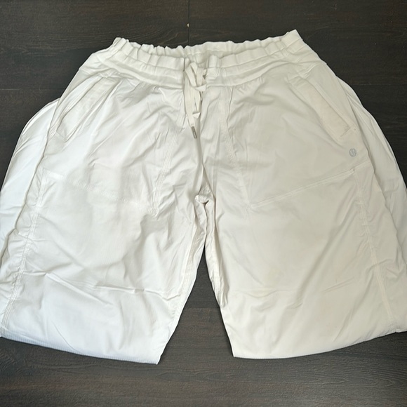 LULULEMON WHITE DANCE STUDIO PANT. SIZE 12 - Picture 1 of 5